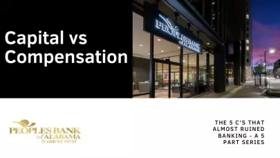 Capital vs Compensation - outside of the plaza branch